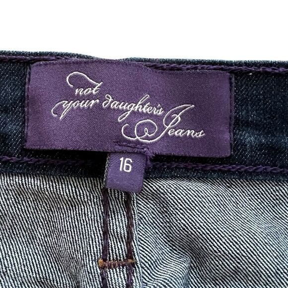NYDJ Slim Straight Denim Jeans Size 16 - Picture 4 of 9